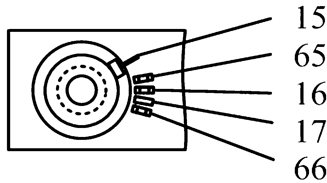 Device for delivering wafers processed in a plurality of chambers