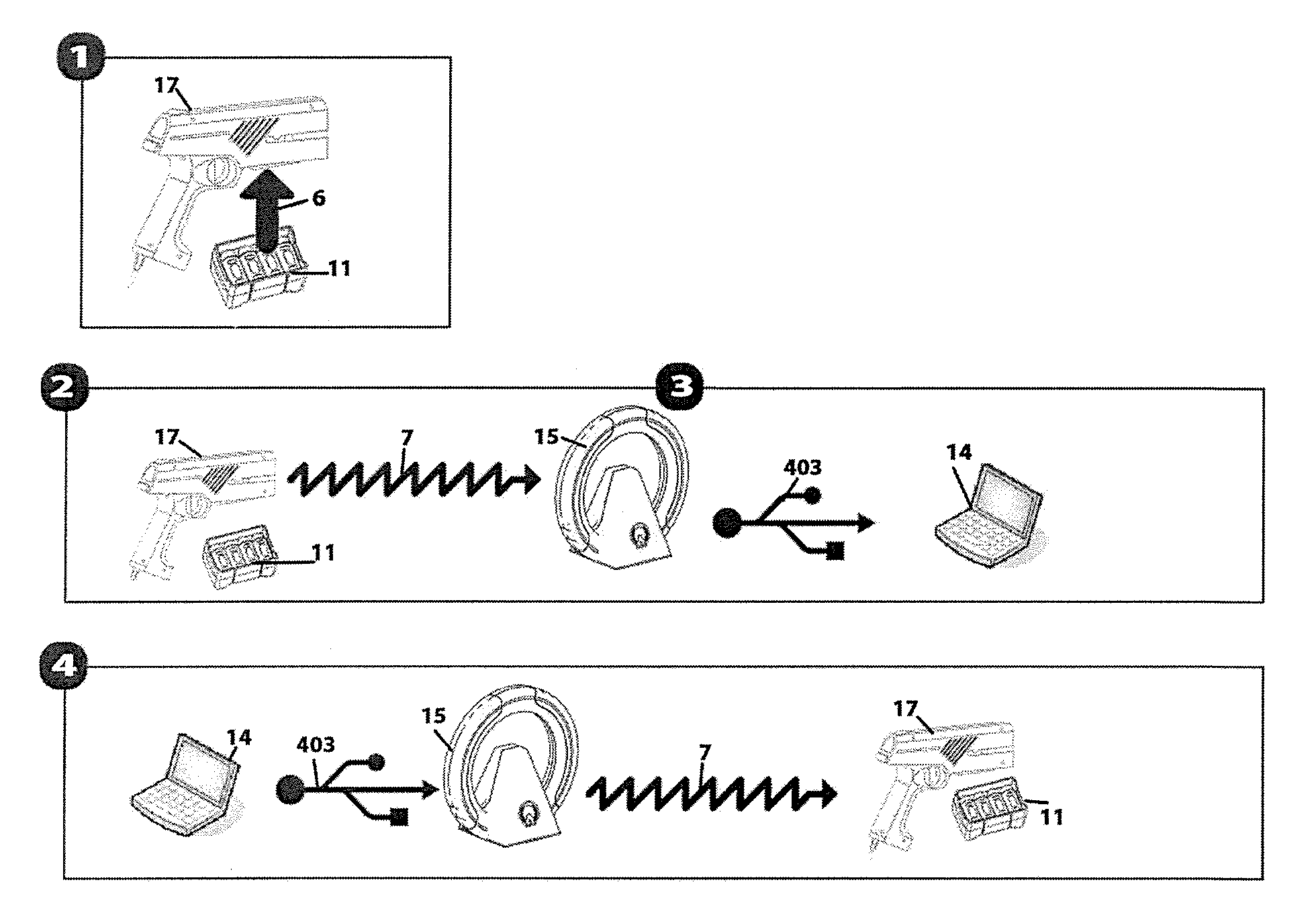 Interactive game systems and methods including a transceiver and transponder receptor