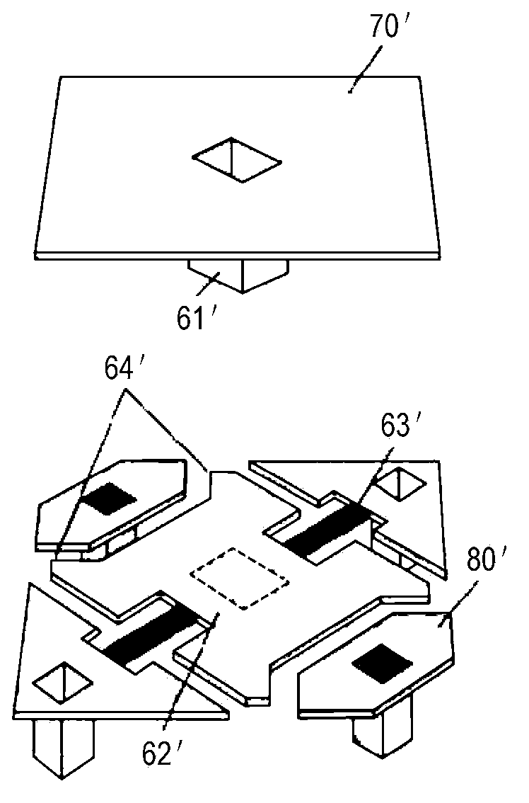 Single-pixel structure, digital micro-mirror device with same and production method of single-pixel structure and digital micro-mirror device