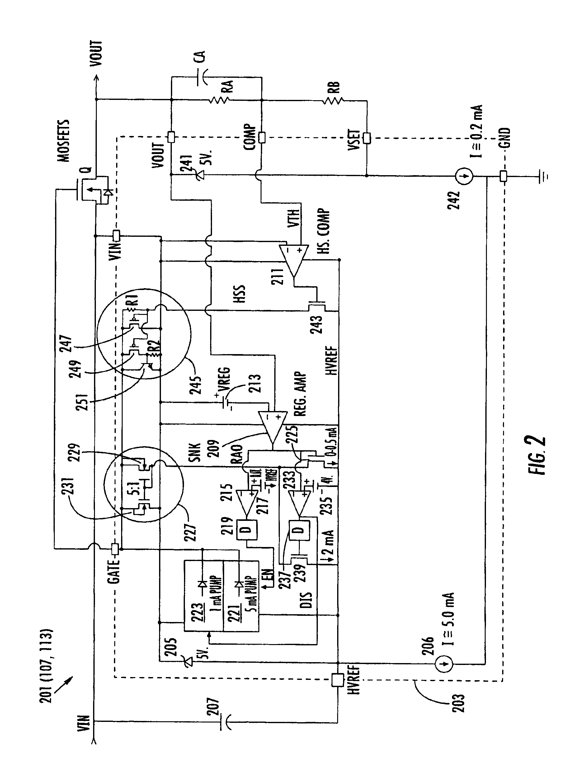 Controller for FET pass device