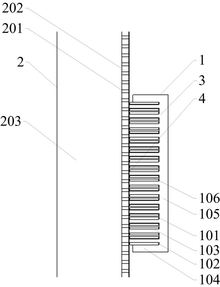 Low-speed high-thrust density double-layer fractional slot winding cylindrical linear motor