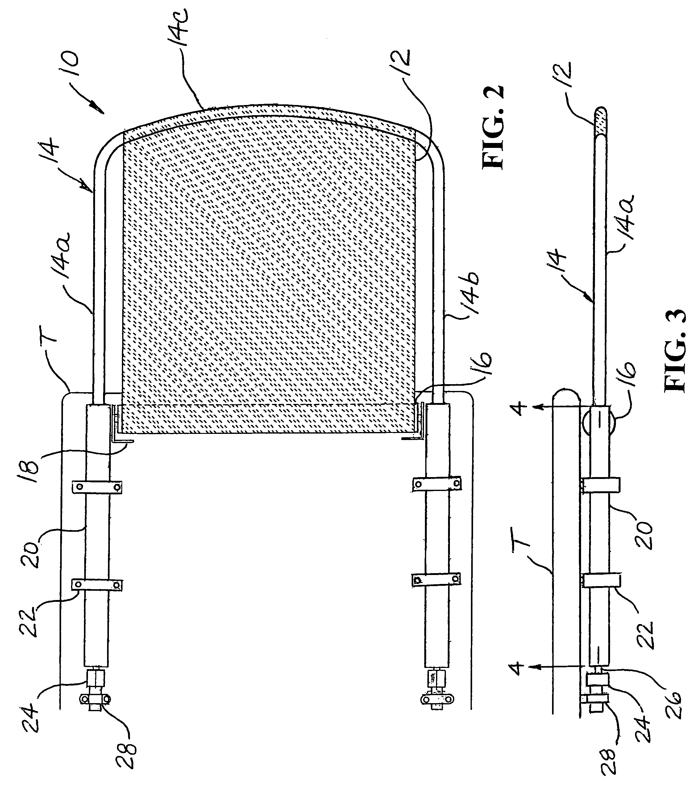 Retractable bimini top device