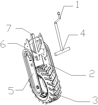 Driving device for mineral aggregate transport car