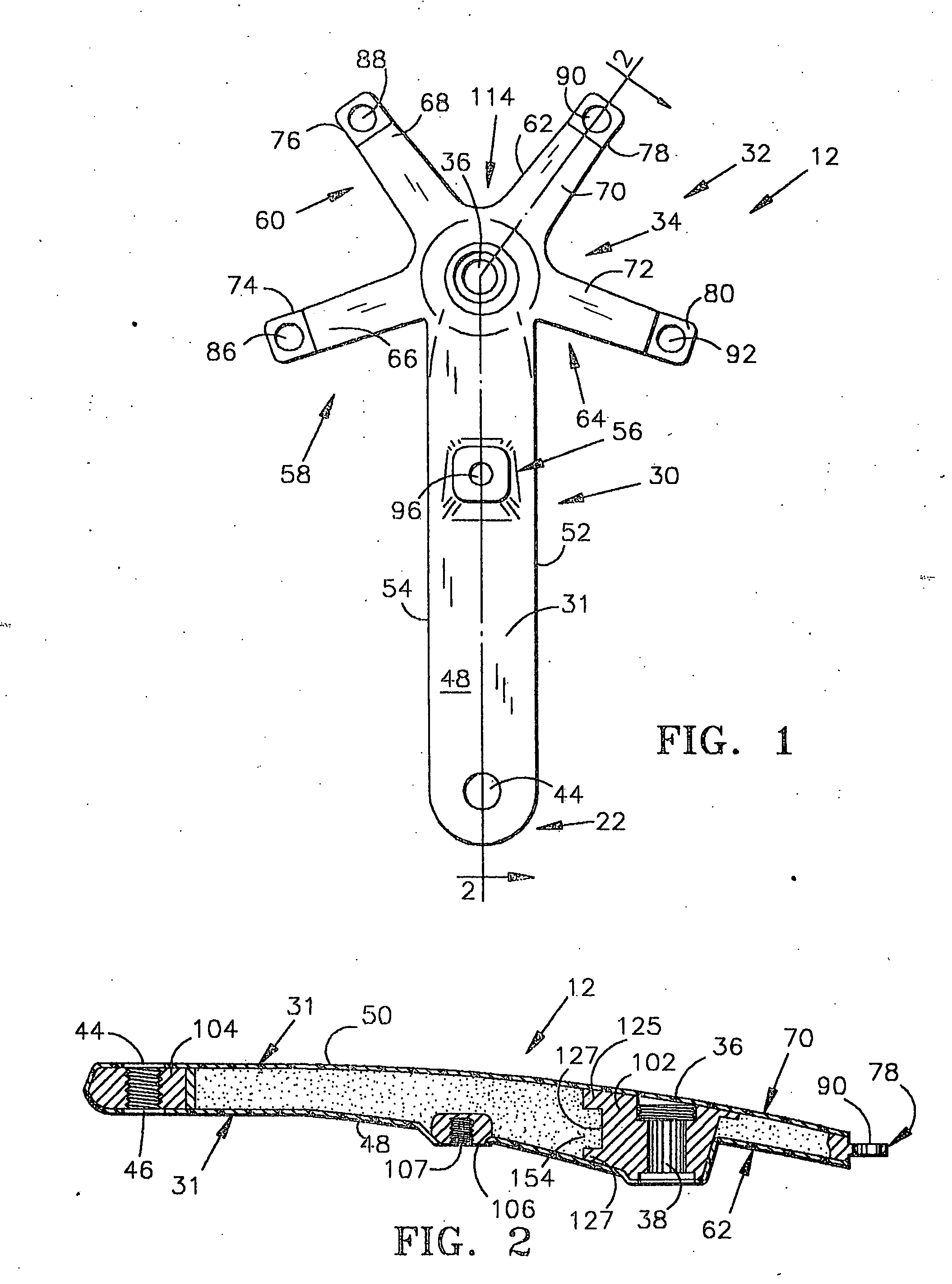 High performance bicycle crank