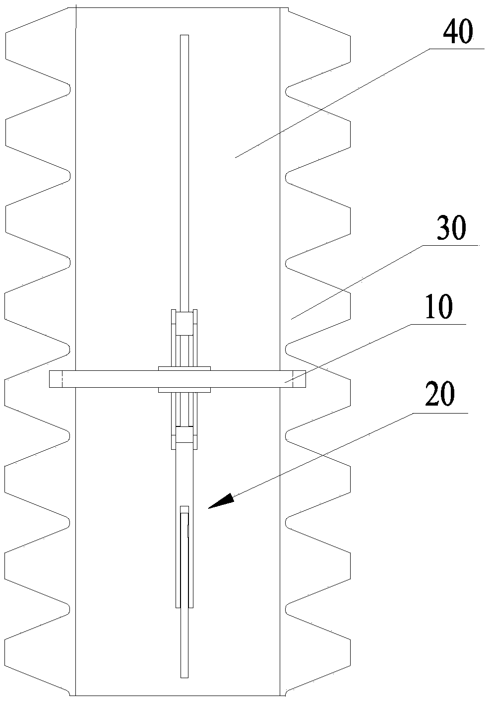 A tool and method for measuring the height of the half-circle plate of the leg rack and chord