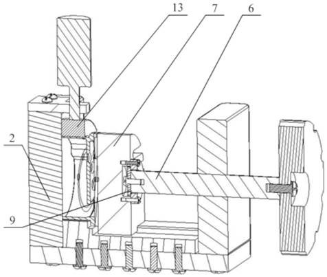 A round printed part shell potting tool and its holding method