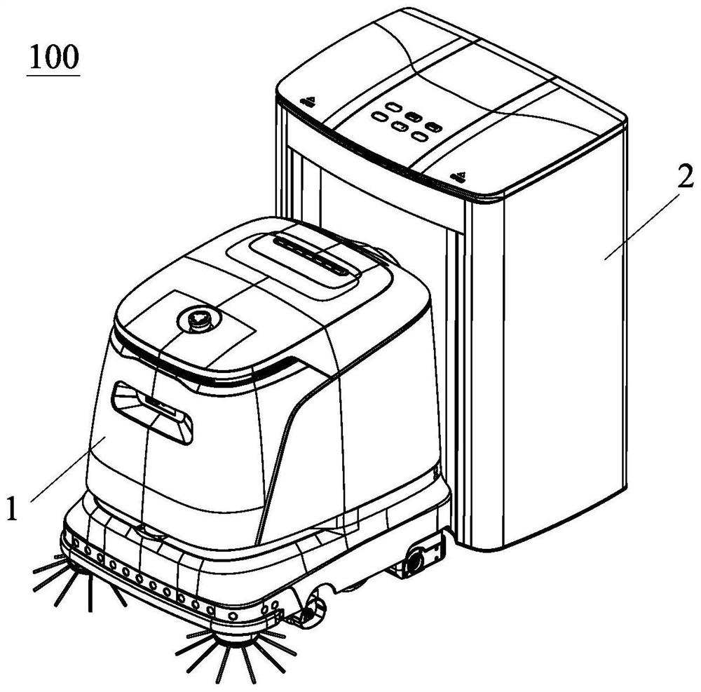 Multifunctional integrated cleaning robot system