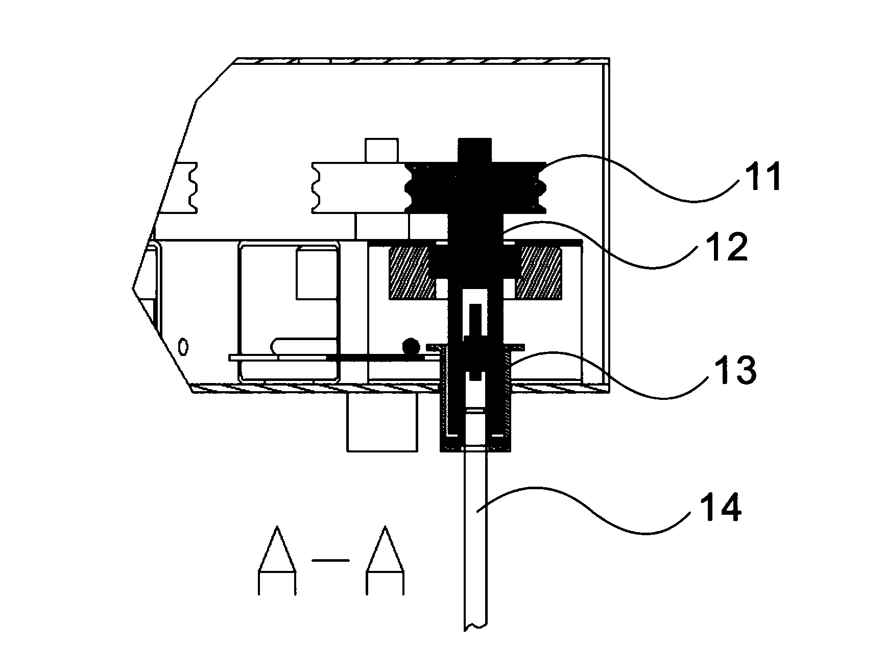 Lifting type hand sample machine