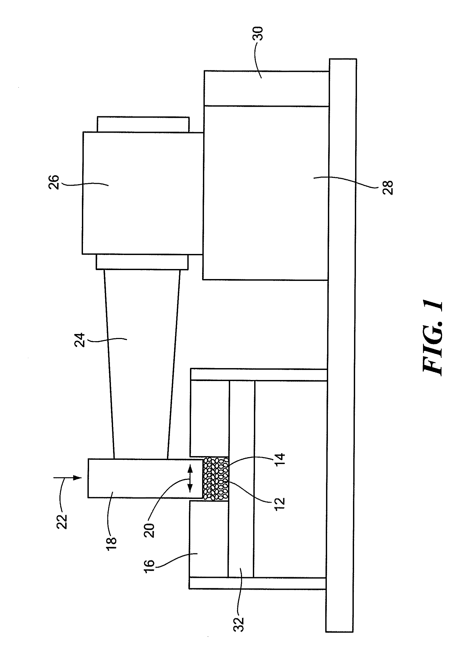 Vibratory powder consolidation