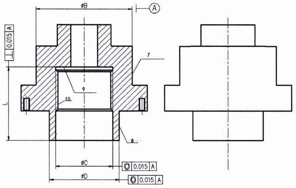 Anti-flutter fixture for processing weakly rigid parts