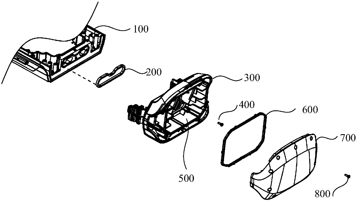 External antenna head structure