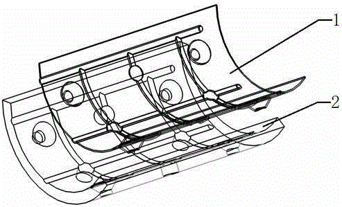 Material, device and method for steel back/carbon fiber knitted fabric self-lubricating lining bearing