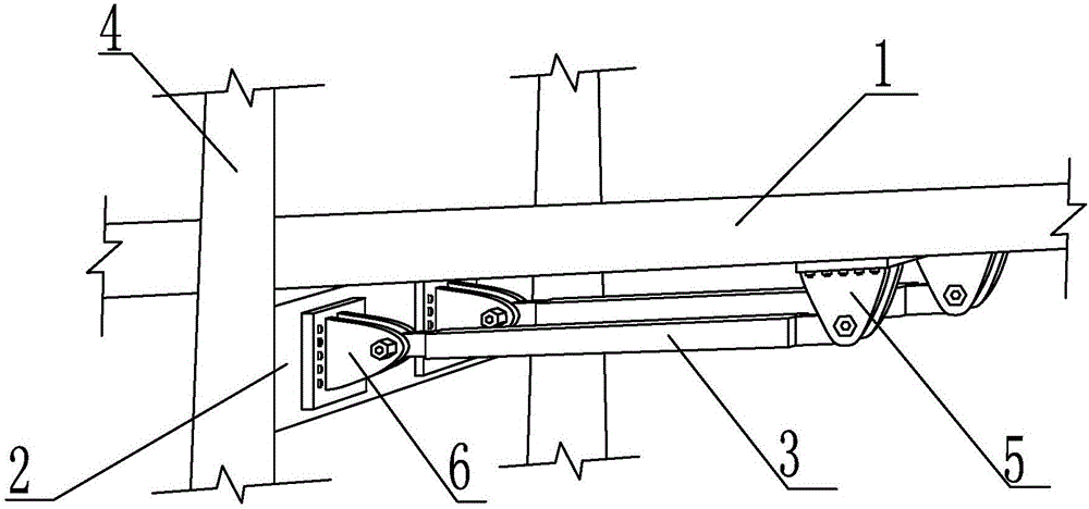 Longspan cable-stayed bridge aseismic structure provided with buckling restrained braces