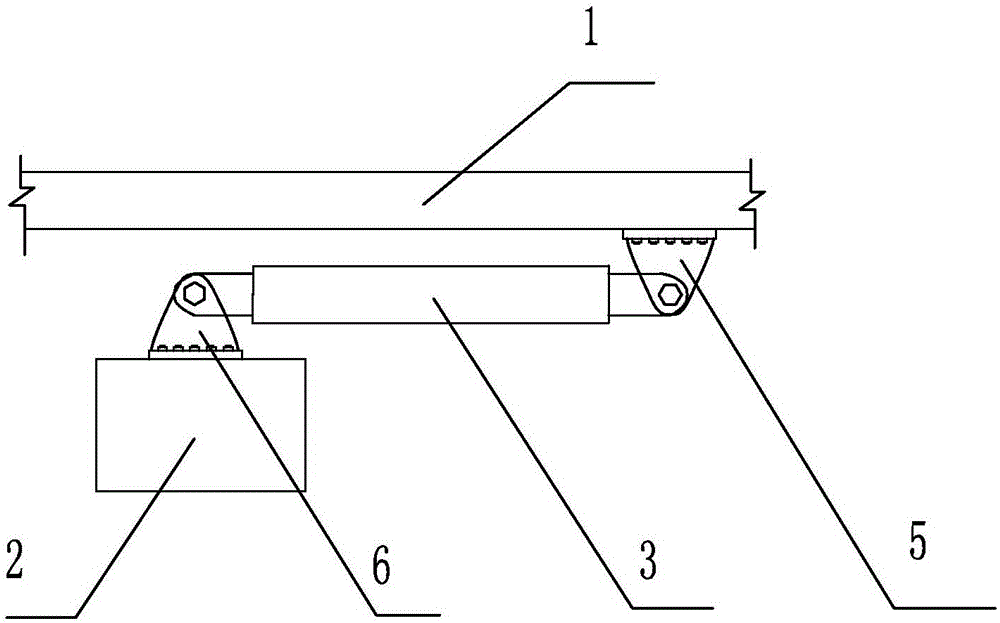 Longspan cable-stayed bridge aseismic structure provided with buckling restrained braces