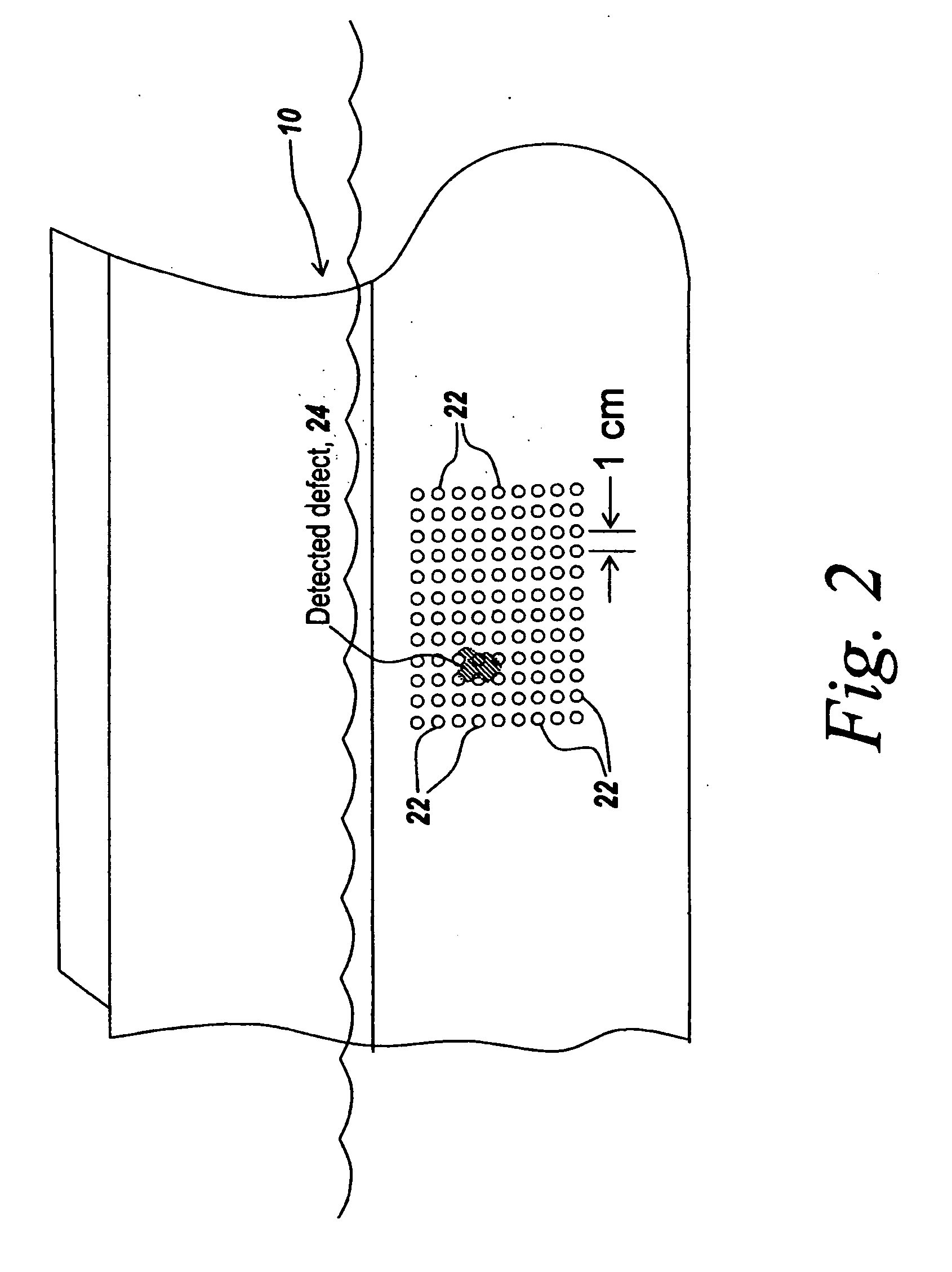 Method and apparatus for performing an ultrasonic survey