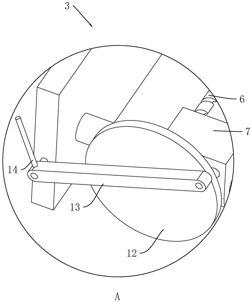 An ultrasonic probe operating device with a pressure sensor