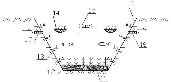 Aquaculture pollution biological ecological purification and cyclic utilization system and method