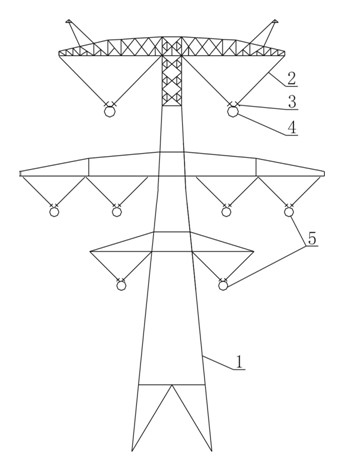 Super/ultrahigh voltage alternating and direct-current mixed compression line live-line work equipotential transfer safety method