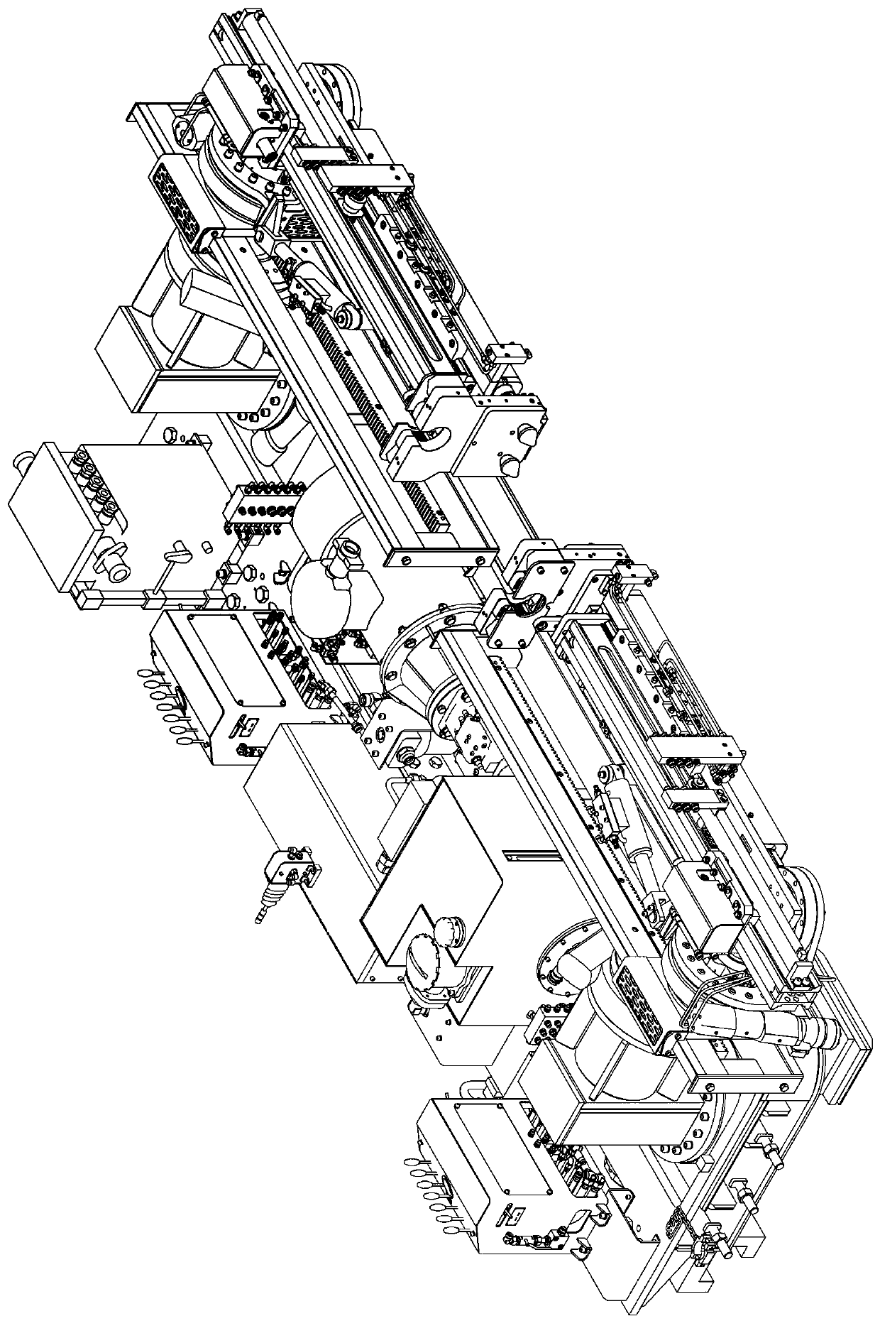 Moving hydraulic anchoring drill rig for coalface