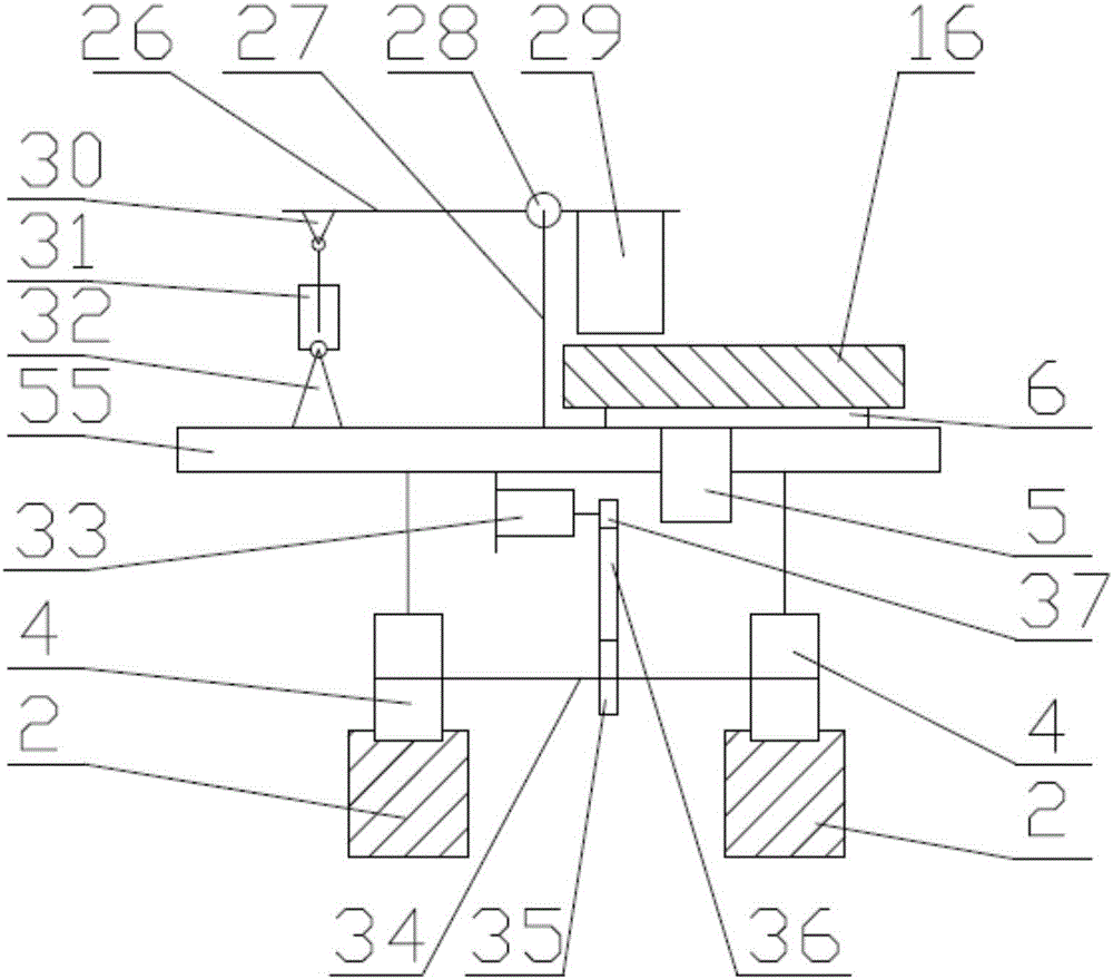 Automatic carrying type steel plate test robot