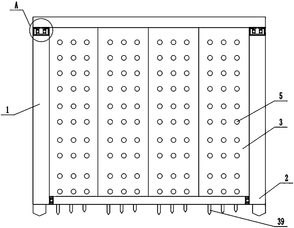 Steel structure warehouse