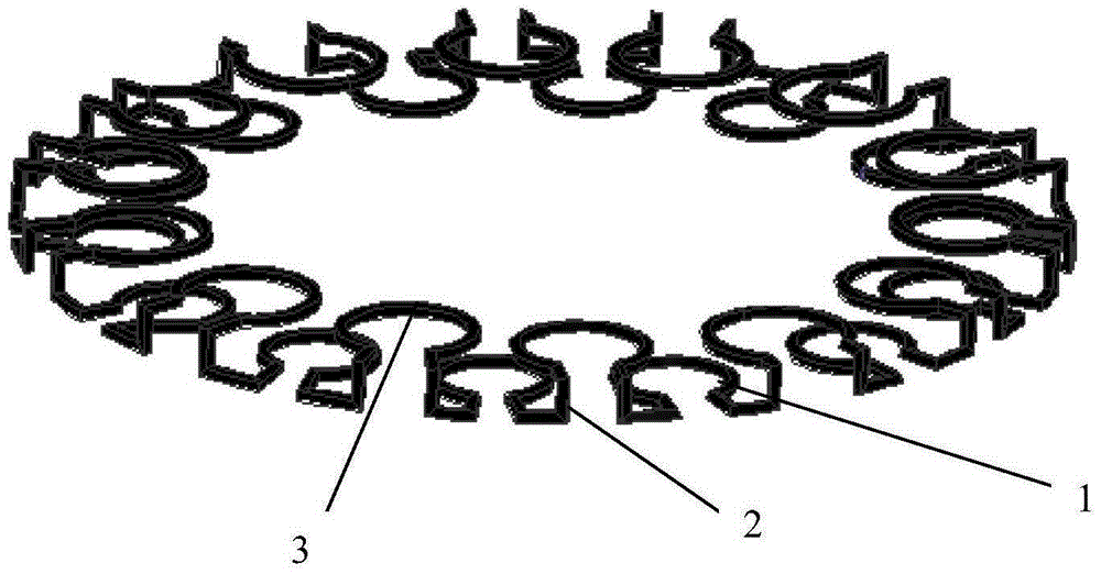 Double-layer surrounding type radio frequency coil for aging measurement of composite insulator umbrella skirt