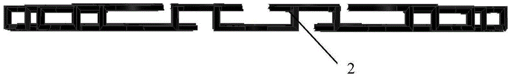 Double-layer surrounding type radio frequency coil for aging measurement of composite insulator umbrella skirt