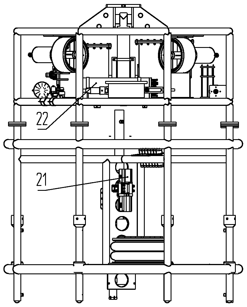 Deep sea movable portable drilling machine