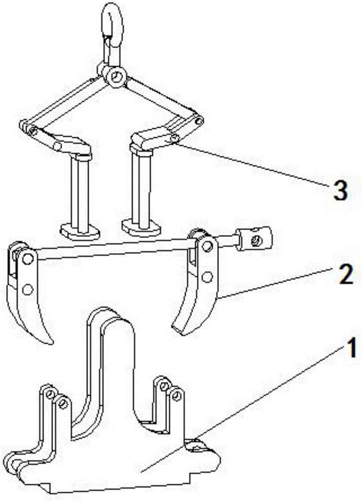 Hoisting and conveying fixture for assembly of cabinet body of centrally installed switchgear