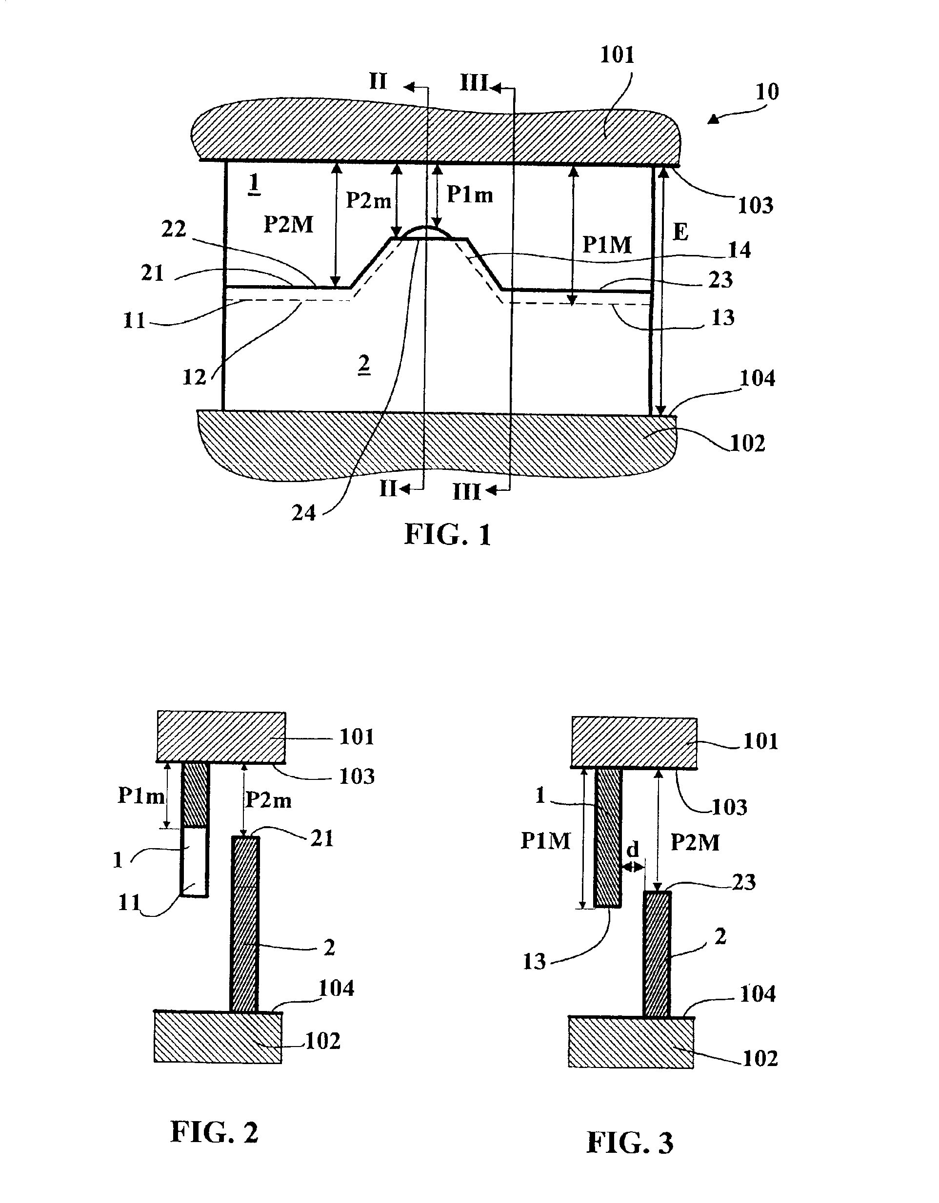 Tread having offset first and second incisions