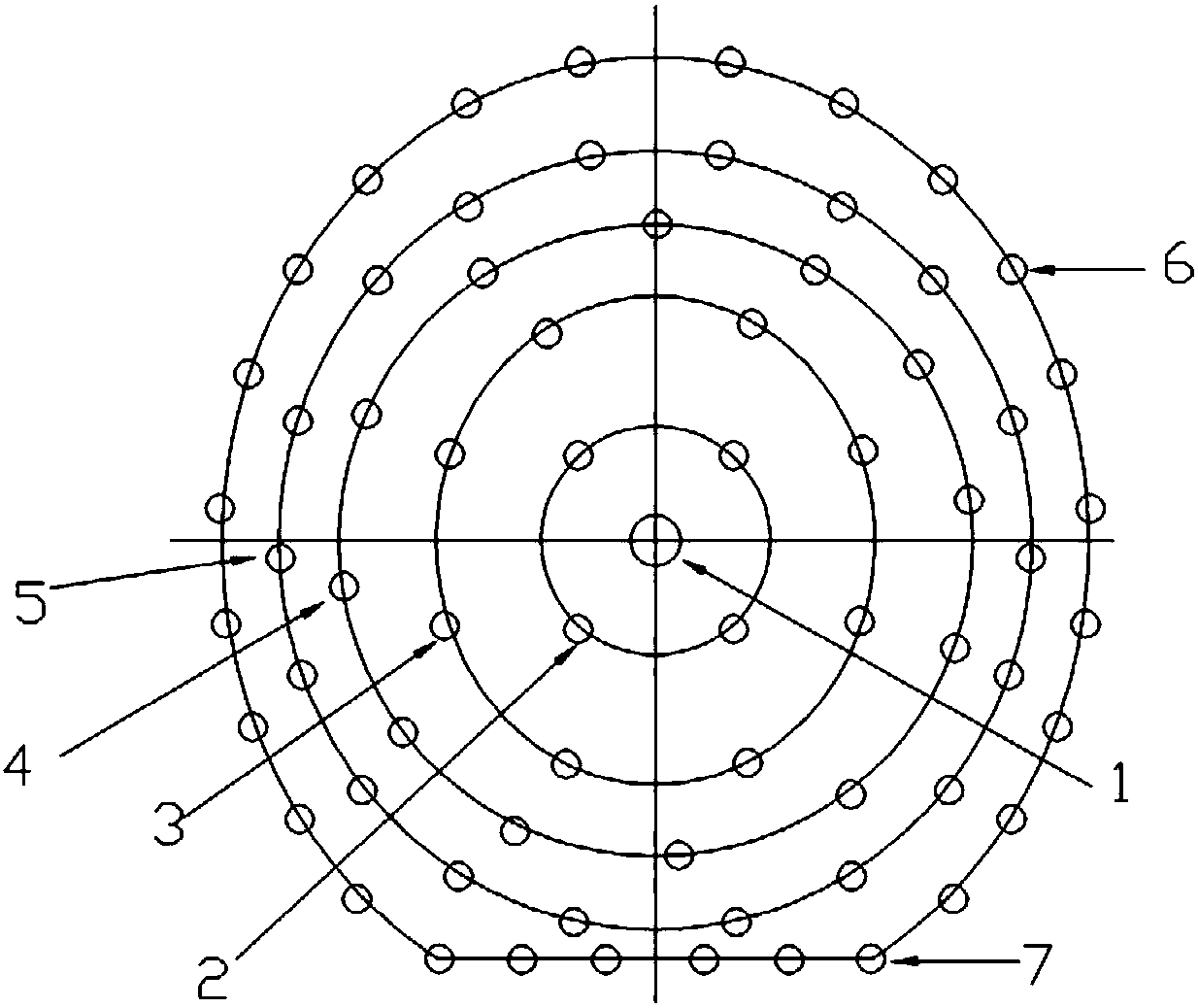 Water delivery tunnel whole-section one-time blasting forming construction method