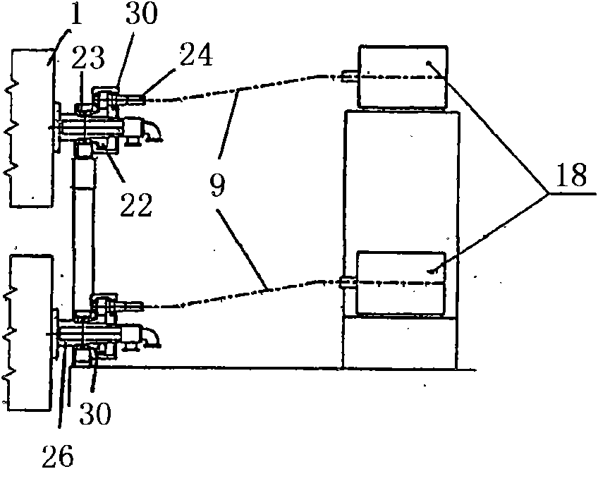 Bearing gear unit for paper maker or carton machine