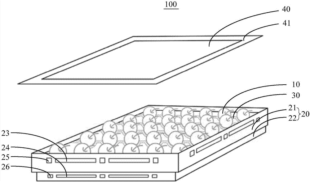 Packing box and transport system