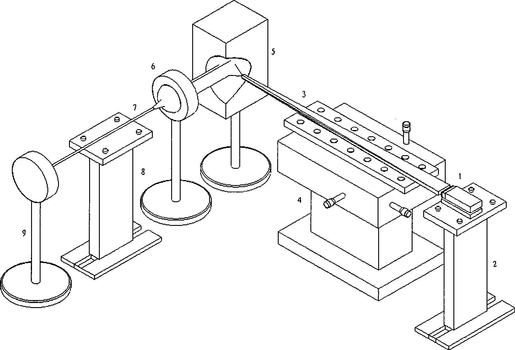 Tail fiber coupling output device of laser diode array / surface array