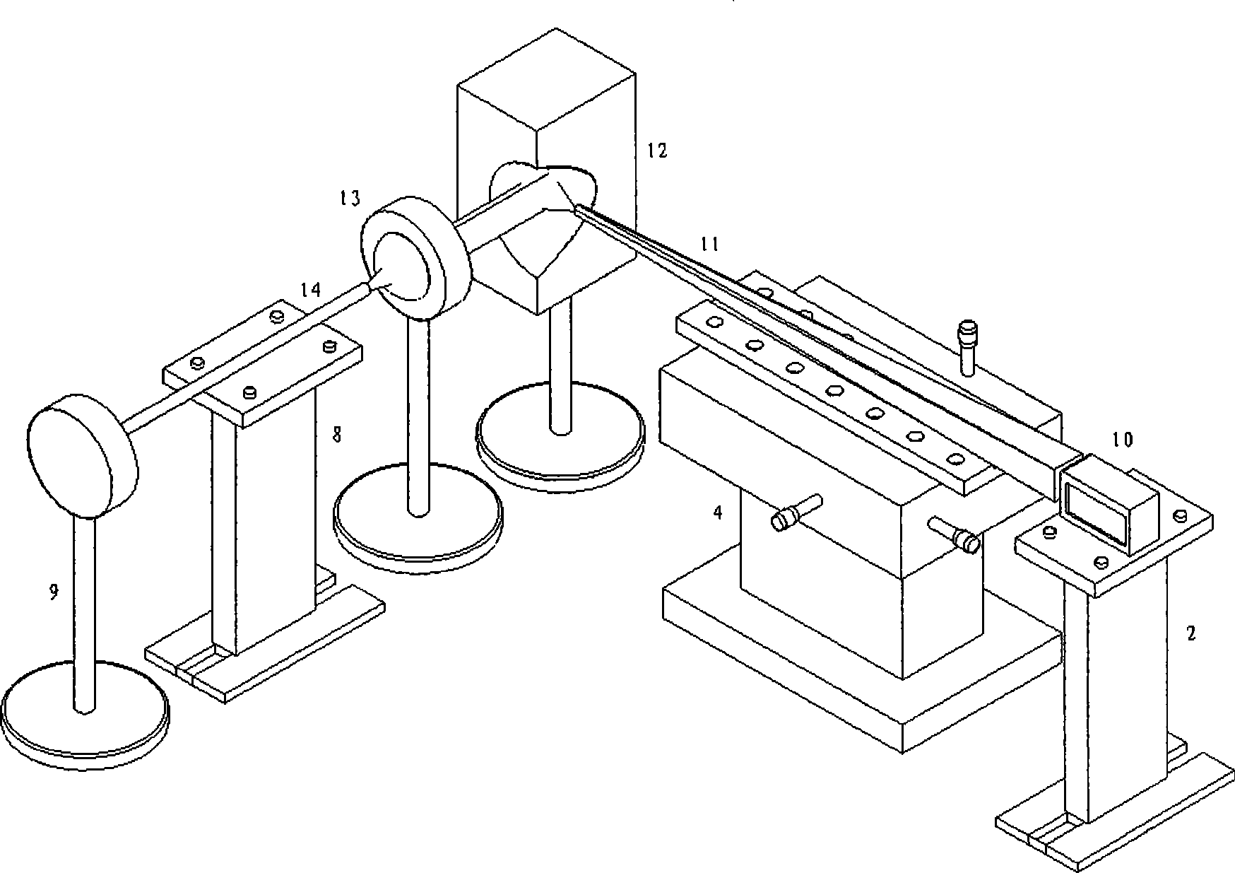 Tail fiber coupling output device of laser diode array / surface array