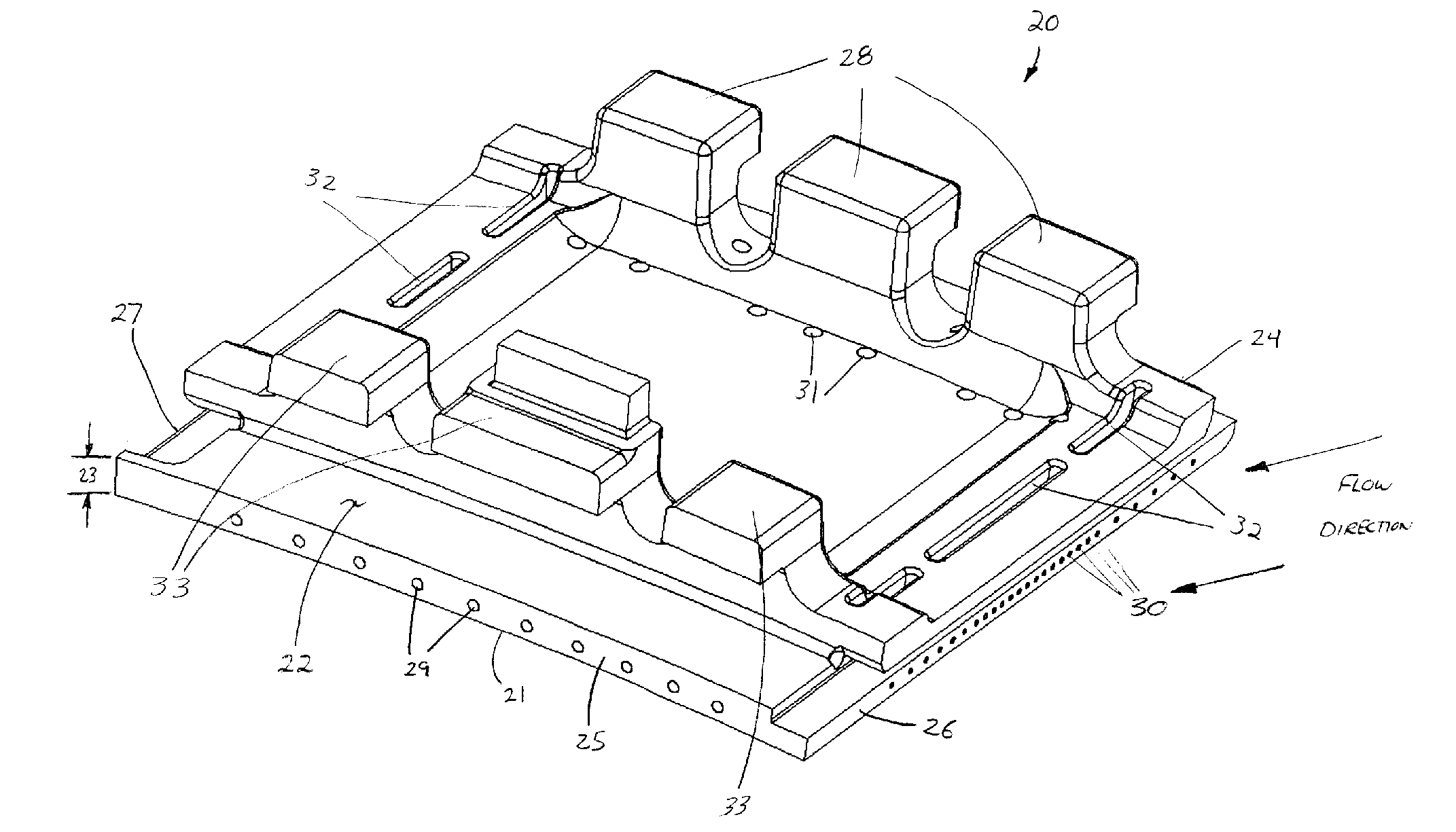 Shroud Block with Enhanced Cooling