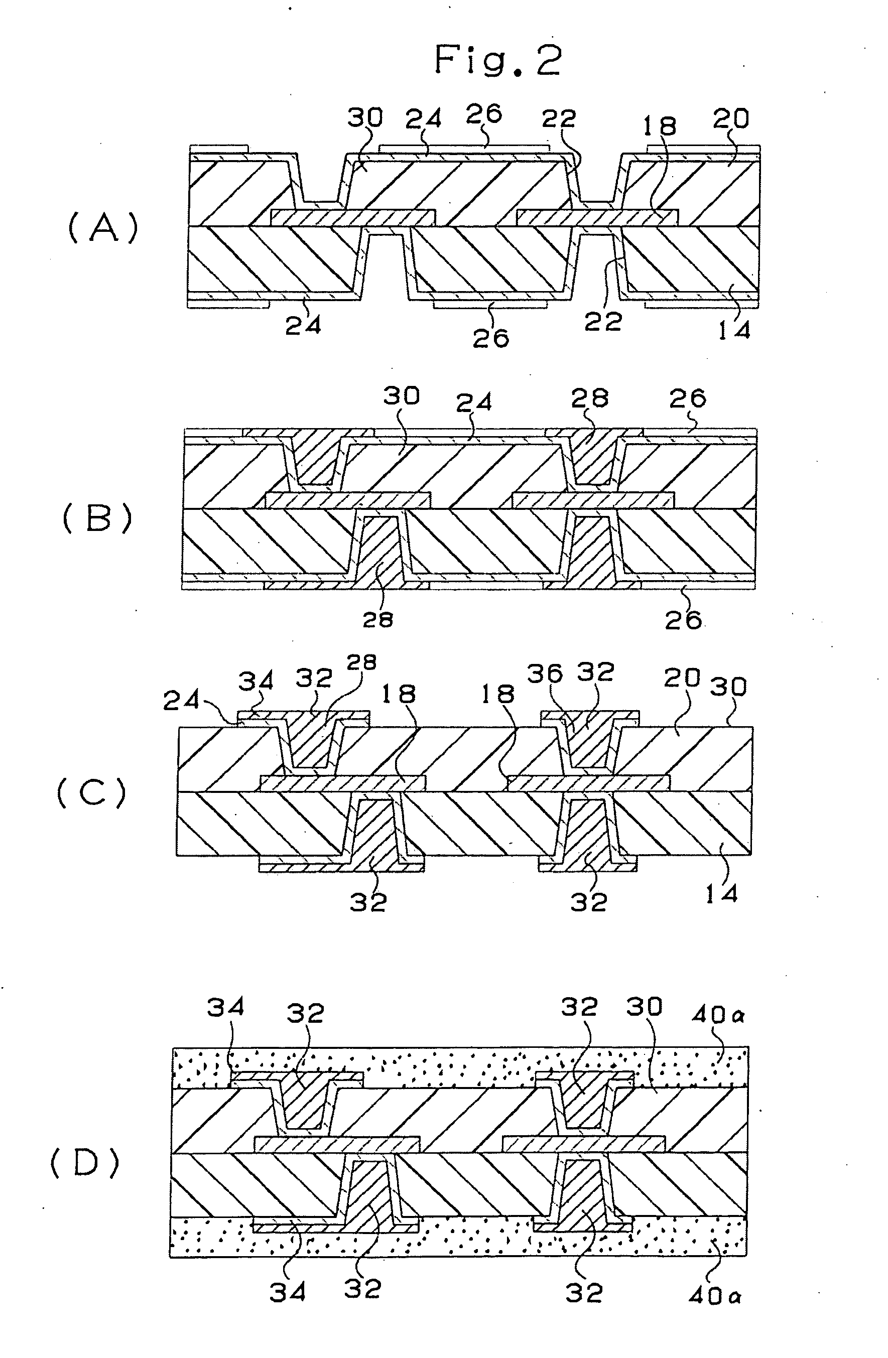 Multi-layer printed circuit board and method of manufacturing multilayer printed circuit board