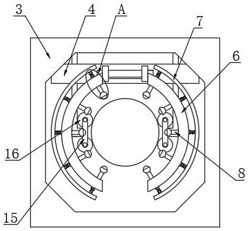 Binding device for packaging power cable accessories and using method thereof