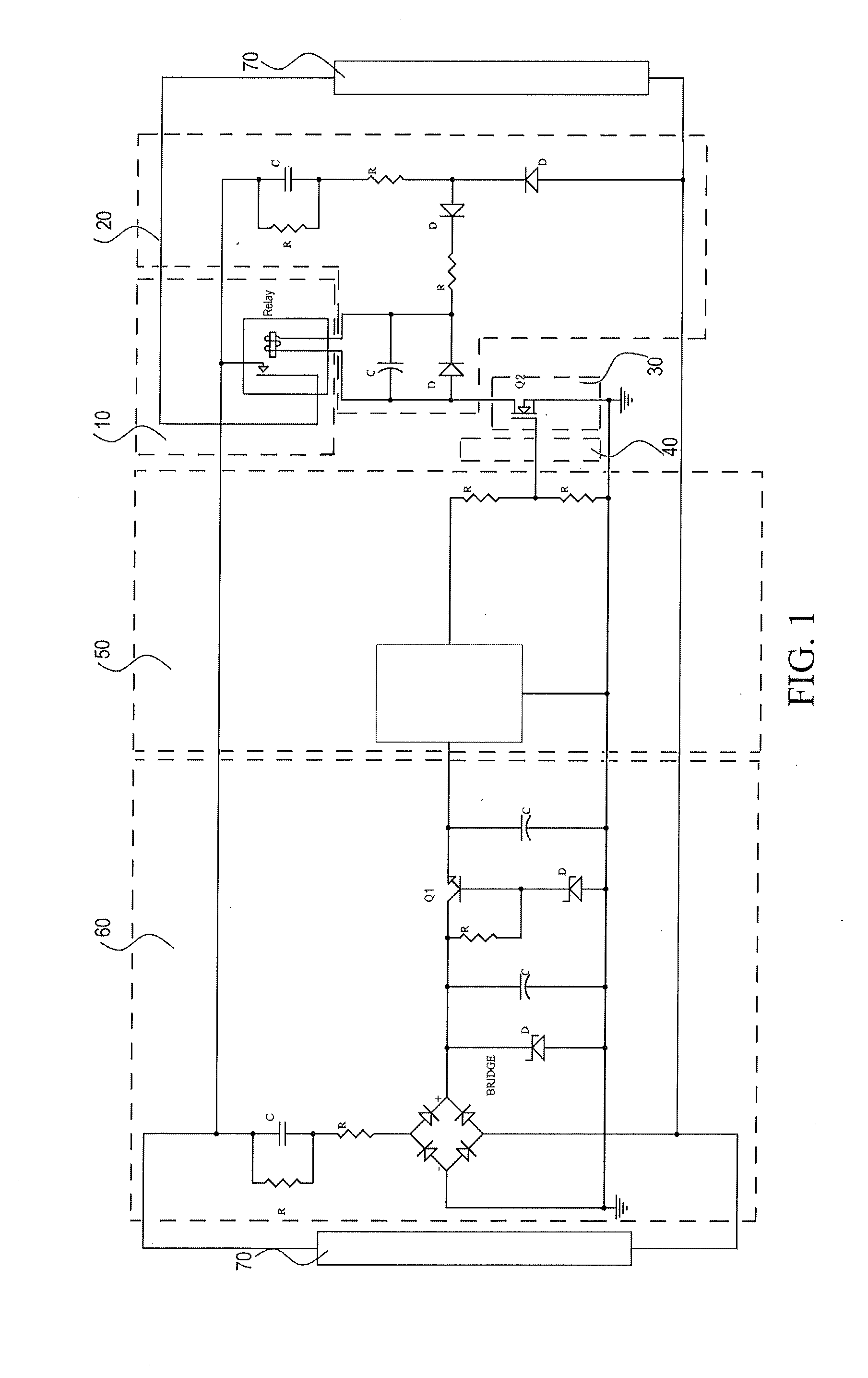 Switch circuit with independent DC power supply