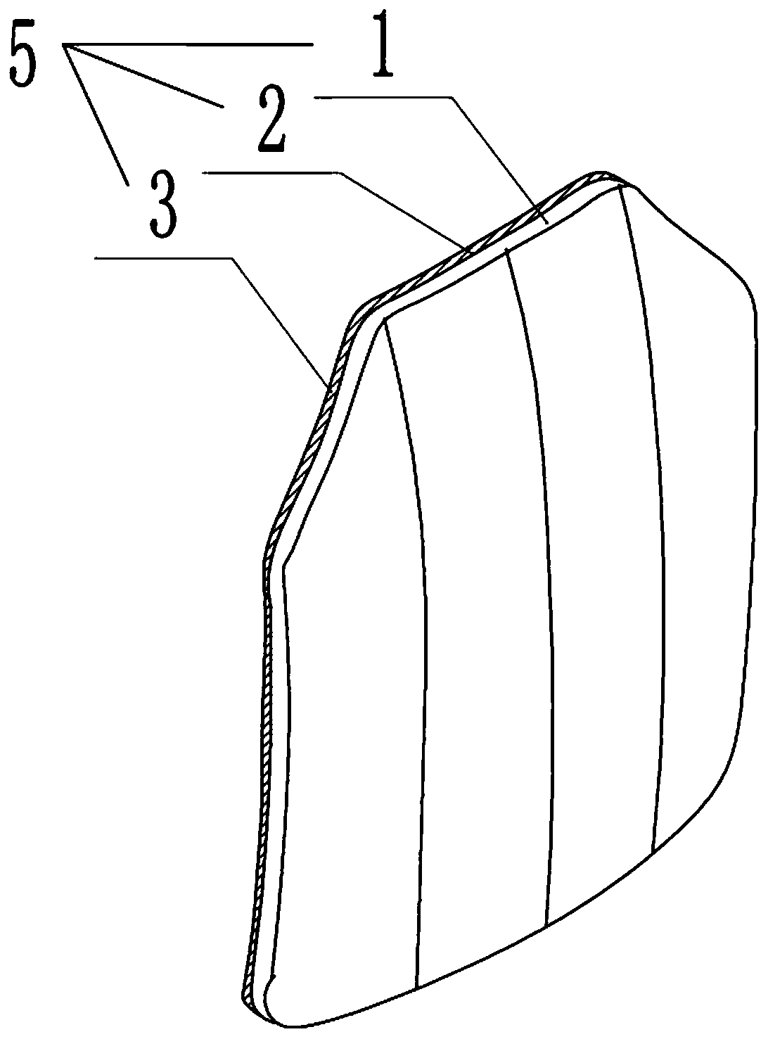 Non-metal bulletproof insertion plate