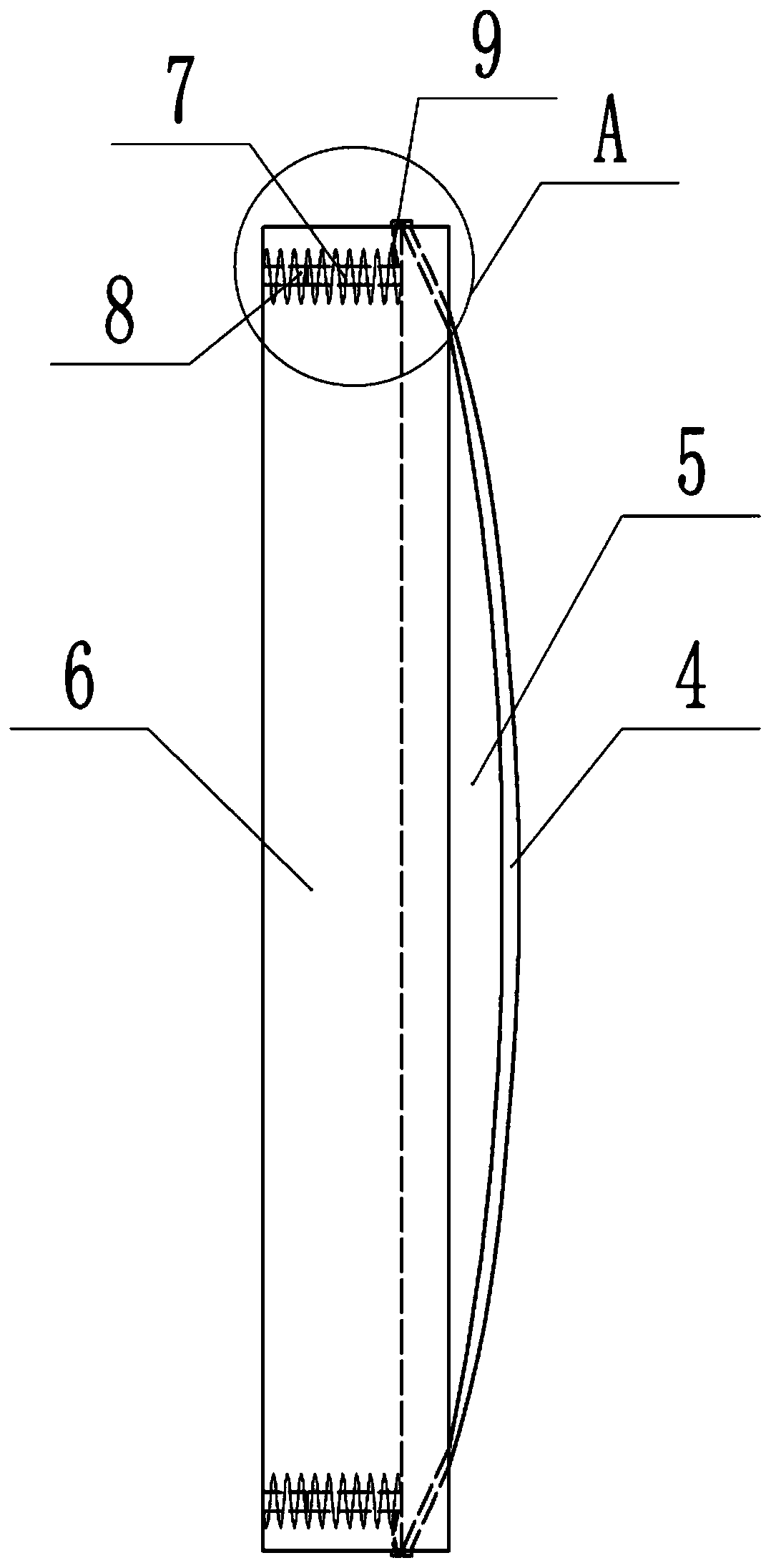 Non-metal bulletproof insertion plate