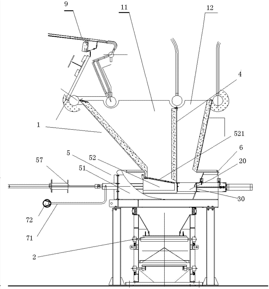 Slag treatment system and method of biomass boiler