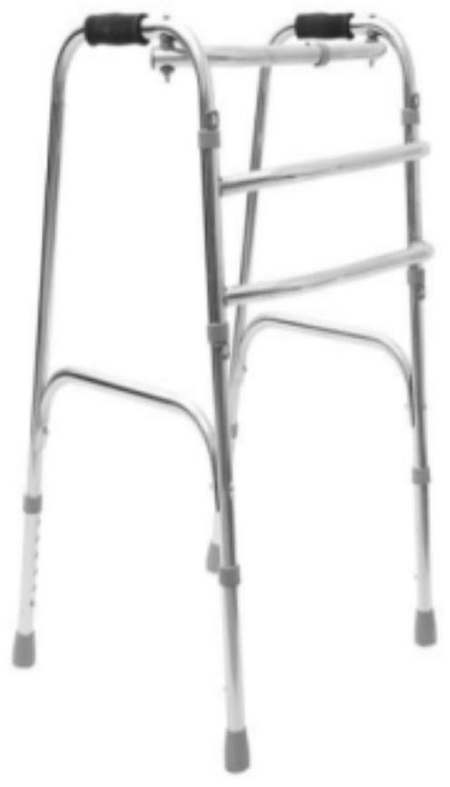 Roller skating type sitting hand crutch