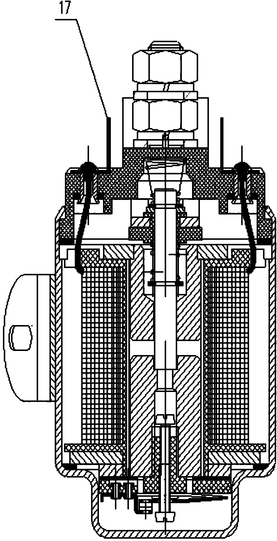 Low-voltage vacuum energy-saving normally-open direct-current contactor