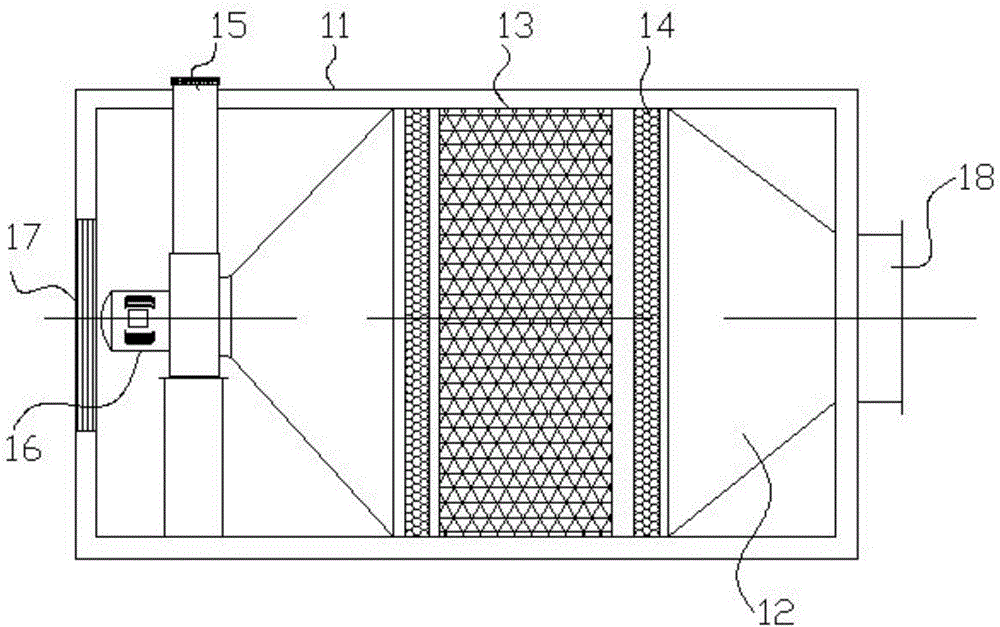 Negative-pressure biofilter equipment used for public toilet deodorization and method for deodorization