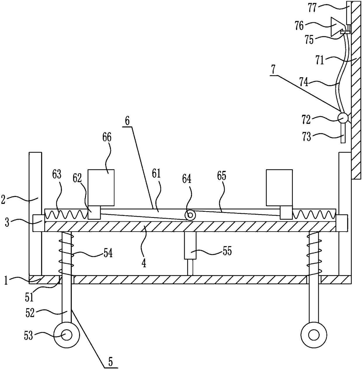 Fixing base for mounting electric cabinet