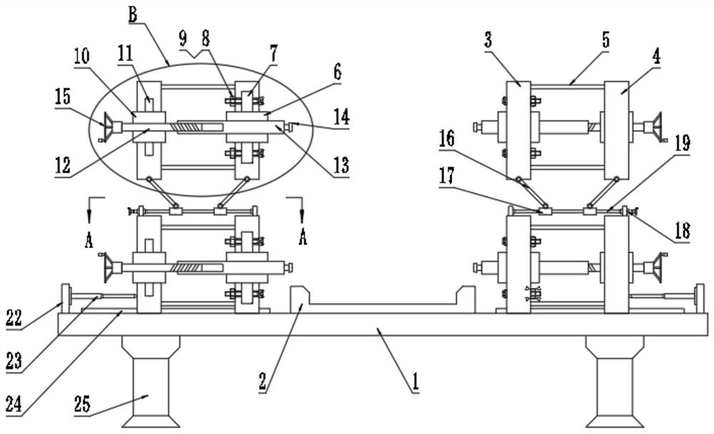 A clamping device for precision mold production and processing