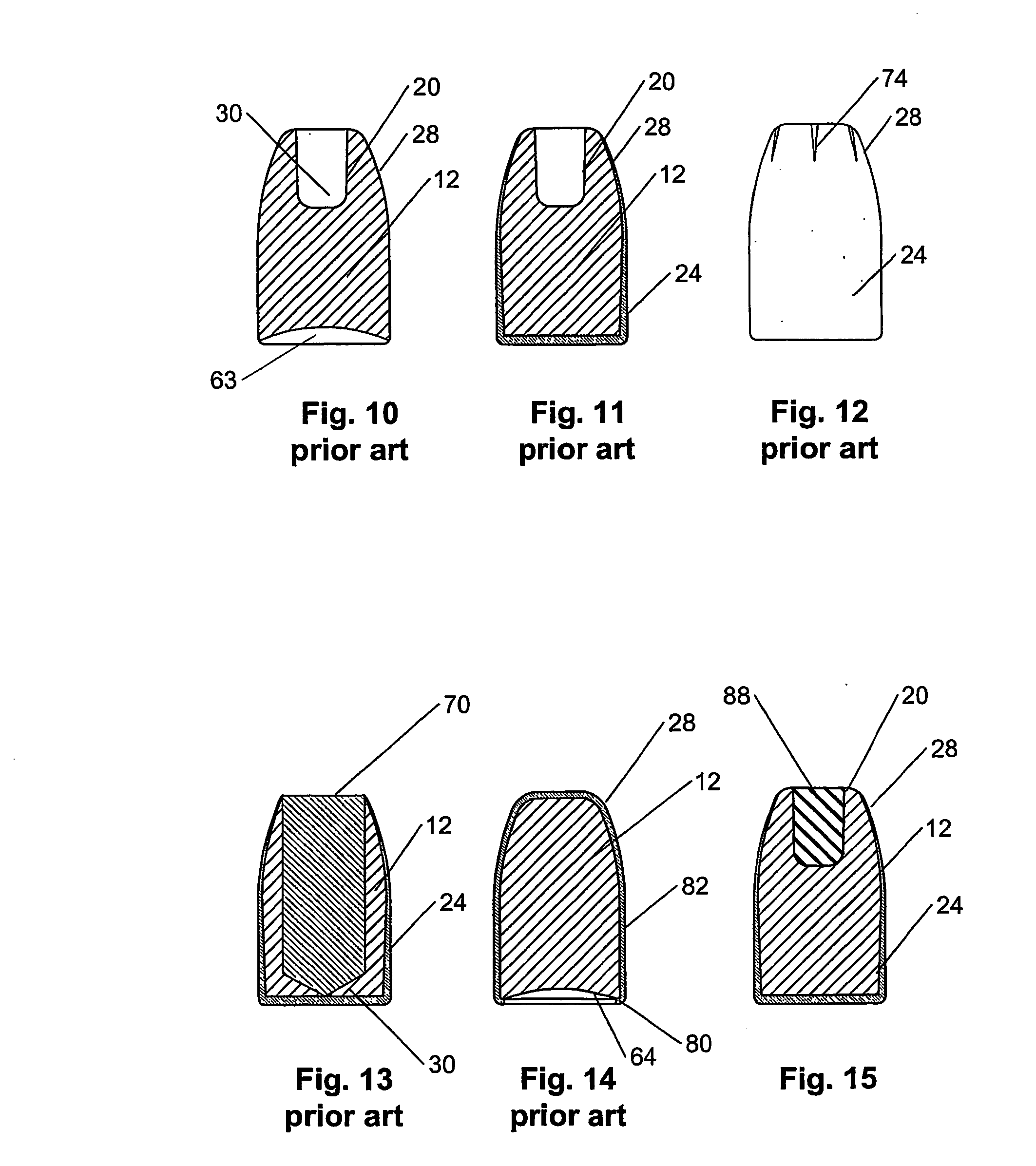 Bullet with booster filling and its manufacture