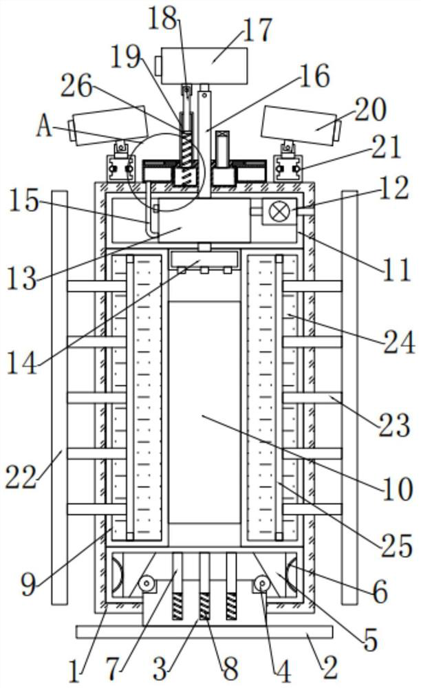 Full-function parking charging intelligent terminal with monitoring function