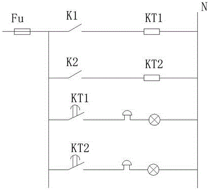 Automatic alarm device for material blockage of three-product dense-medium cyclone